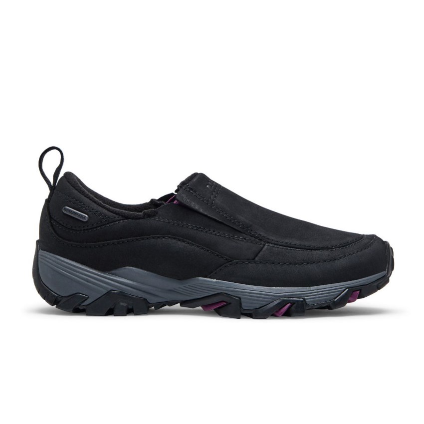 Chaussure Casual Merrell ColdPack Ice+ Moc Waterproof Noir Femme | L.E.RHZC